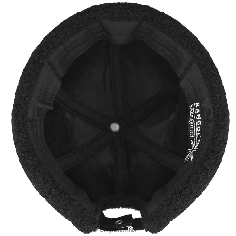 articole pentru cap | Kangol unisex negru capac de ceas de pluș 0VJ20812