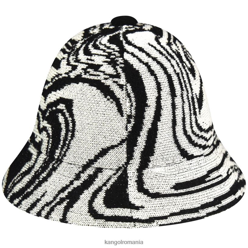 articole pentru cap | Kangol unisex negru/crem lichefie casual 0VJ20562