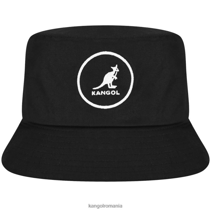 articole pentru cap | Kangol unisex negru găleată de bumbac 0VJ20537