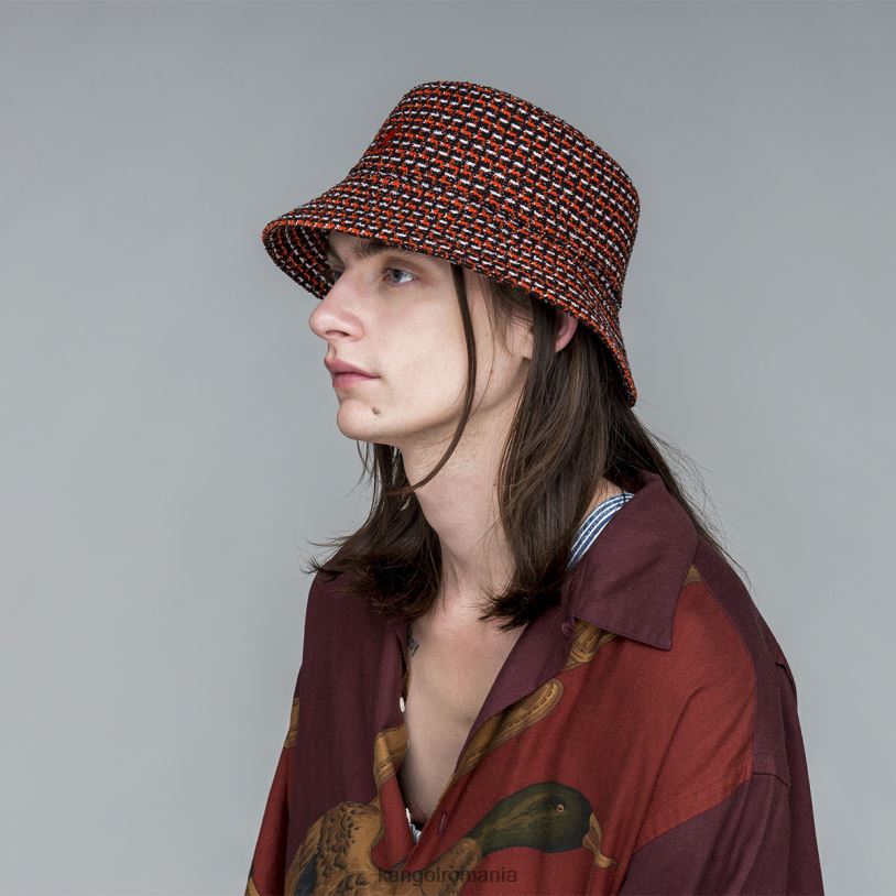 articole pentru cap | Kangol unisex negru găleată jacquard labirint 0VJ20661