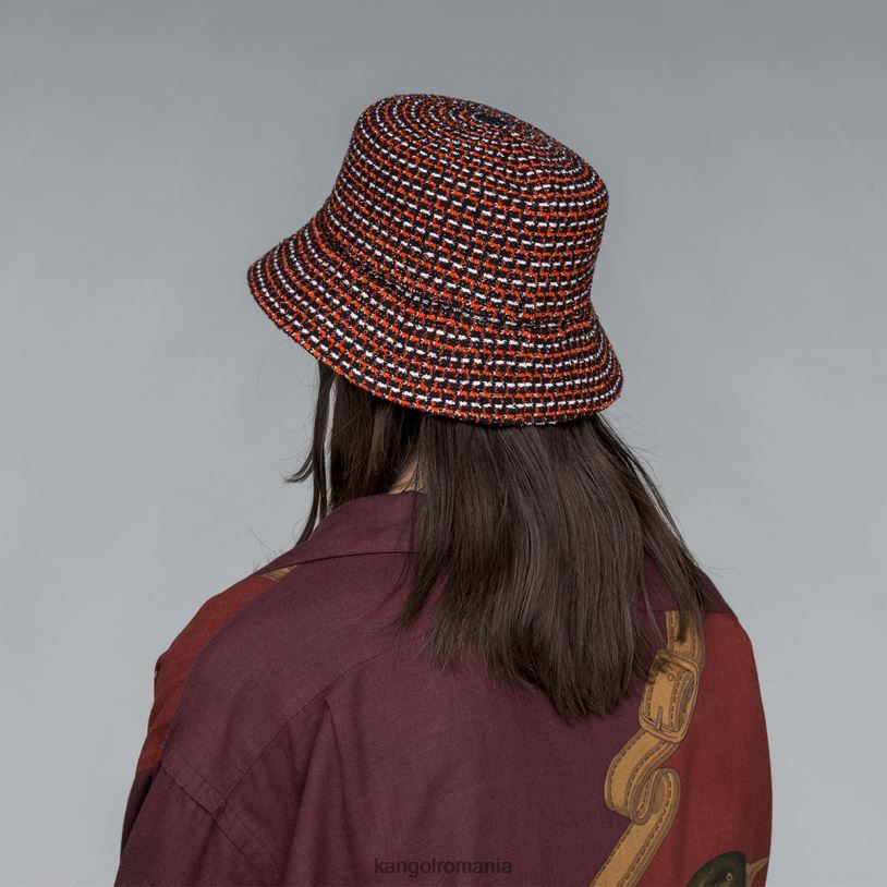 articole pentru cap | Kangol unisex negru găleată jacquard labirint 0VJ20661