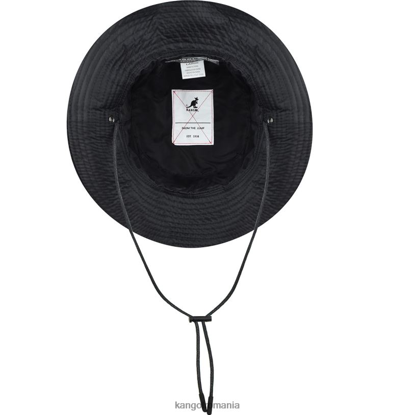 articole pentru cap | Kangol unisex negru găleată reversibilă din imitație de piele 0VJ20544