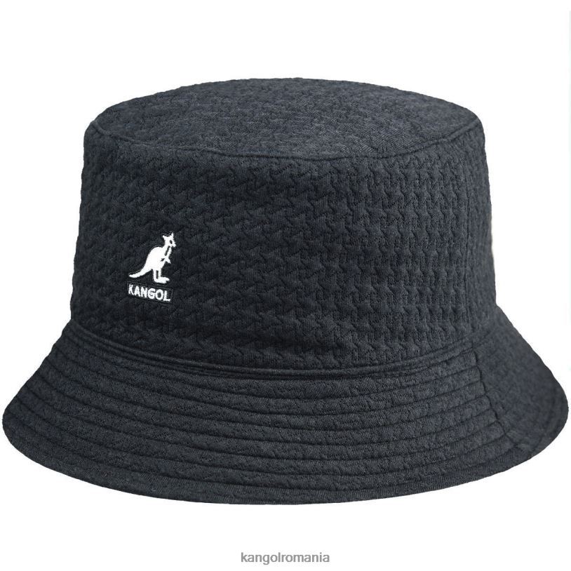 articole pentru cap | Kangol unisex negru găleată reversibilă în relief 0VJ20674