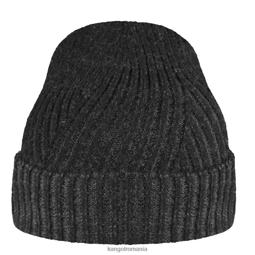 articole pentru cap | Kangol unisex negru/gri închis Manșetă în 2 tonuri 0VJ20835