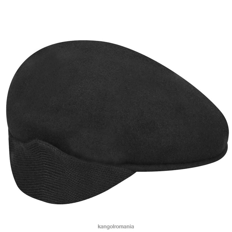 articole pentru cap | Kangol unisex negru lână 504 clapă pentru urechi 0VJ20148