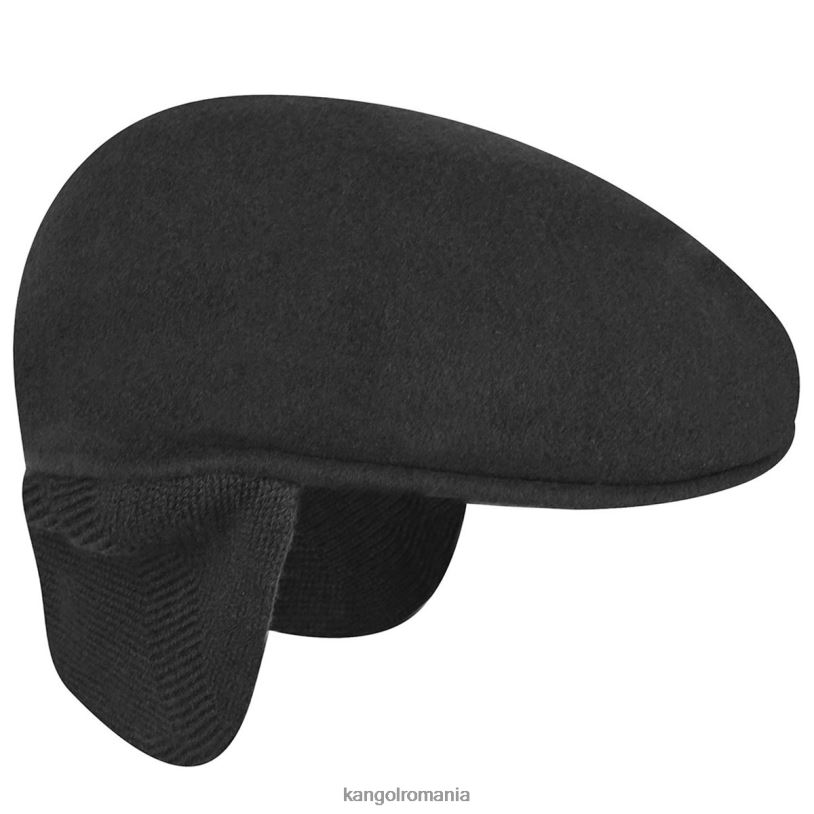articole pentru cap | Kangol unisex negru lână 504 clapă pentru urechi 0VJ20148