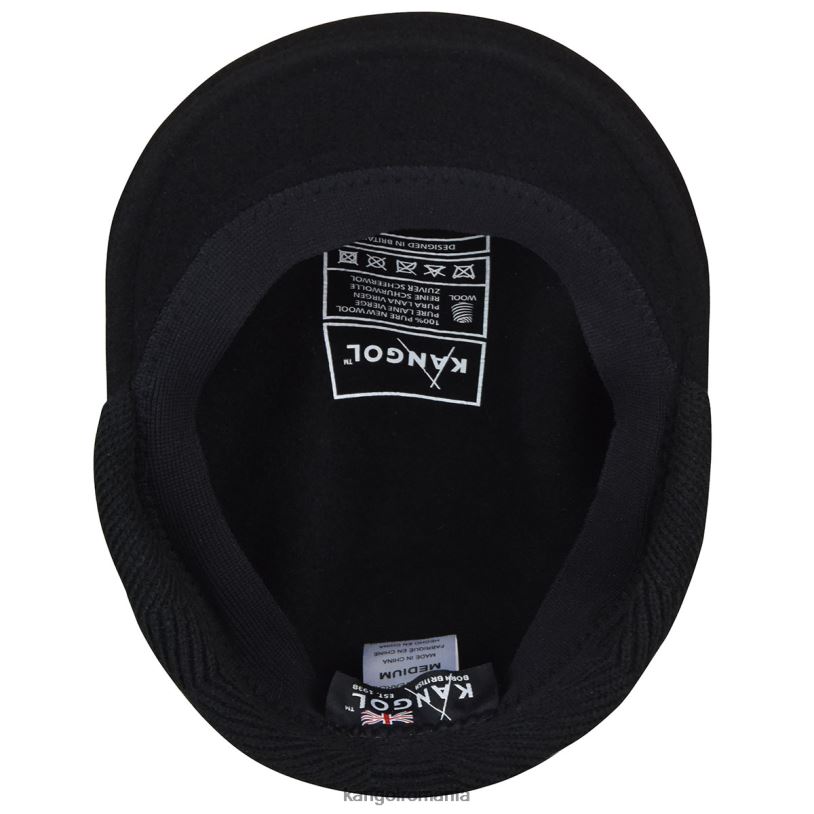 articole pentru cap | Kangol unisex negru lână 504 clapă pentru urechi 0VJ20148