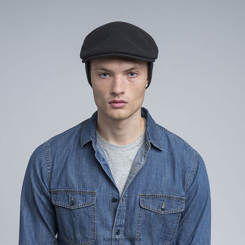 articole pentru cap | Kangol unisex negru lână 504 clapă pentru urechi 0VJ20148