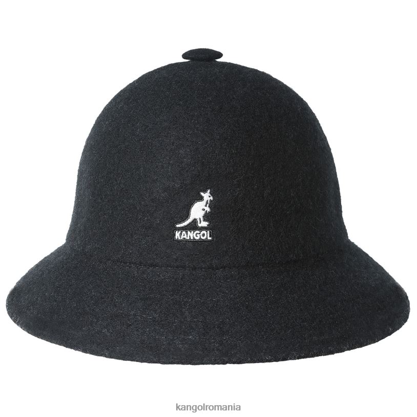 articole pentru cap | Kangol unisex negru lână casual 0VJ20714