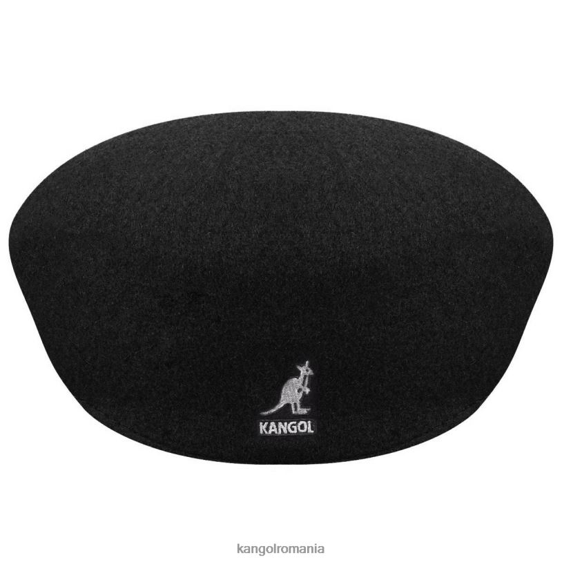 articole pentru cap | Kangol unisex negru lână din SUA 504 0VJ20153