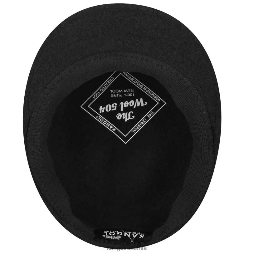 articole pentru cap | Kangol unisex negru lână din SUA 504 0VJ20153
