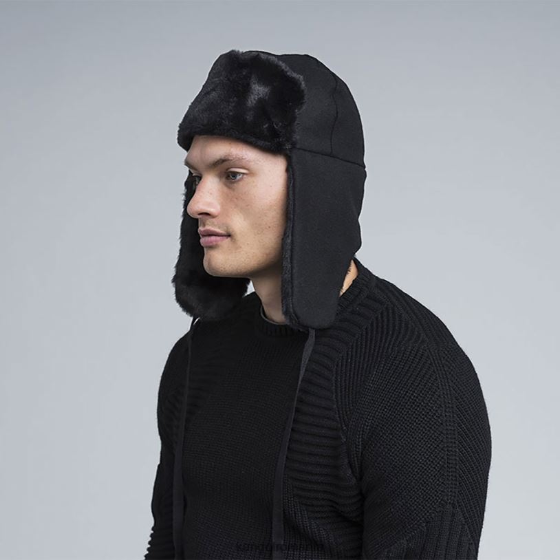 articole pentru cap | Kangol unisex negru lână ushanka 0VJ20851