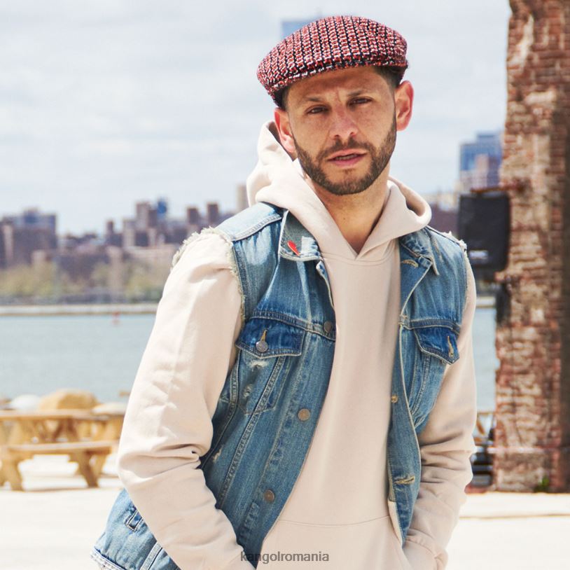 articole pentru cap | Kangol unisex negru labirint jacquard 504 0VJ20105