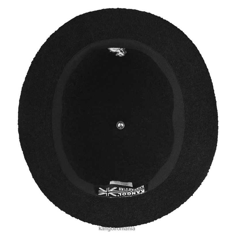 articole pentru cap | Kangol unisex negru logo mare casual 0VJ20520