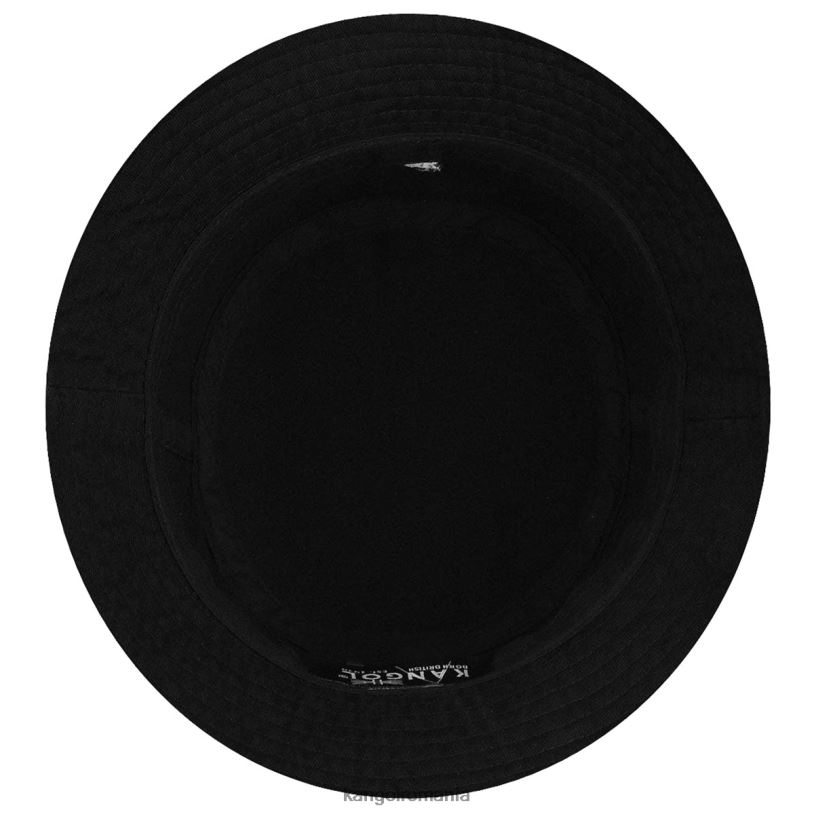articole pentru cap | Kangol unisex negru pălărie de găleată spălată 0VJ20578