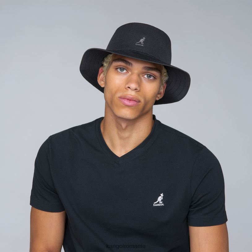 articole pentru cap | Kangol unisex negru pălărie de rap tropical 0VJ20543