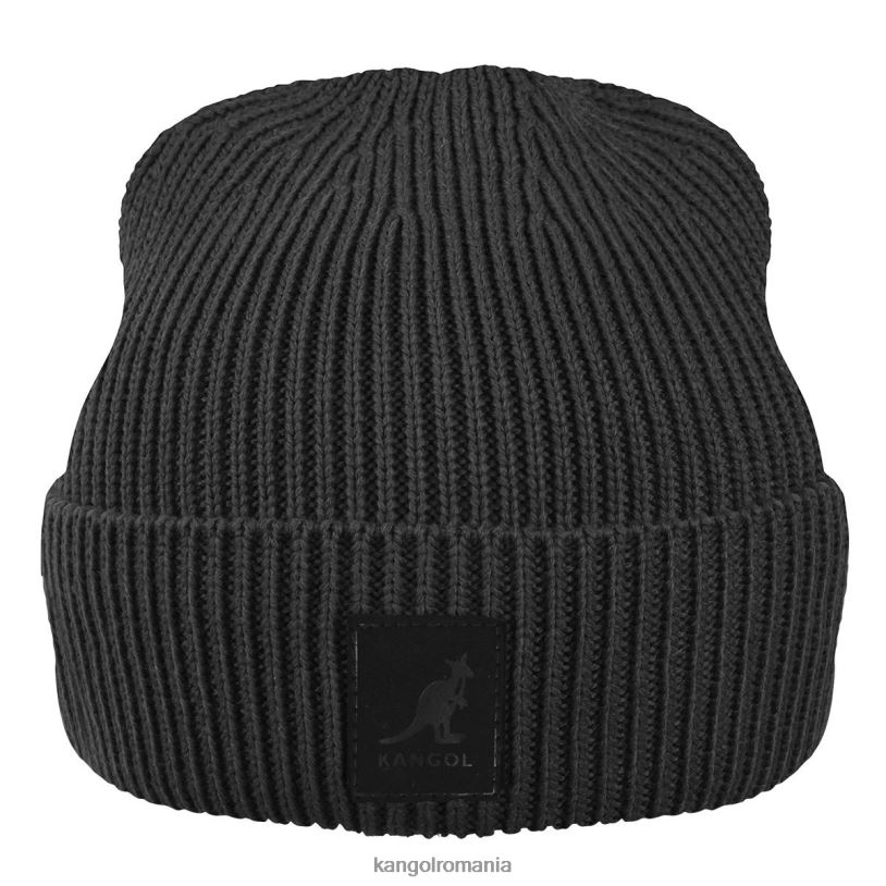 articole pentru cap | Kangol unisex negru patch beanie 0VJ20854