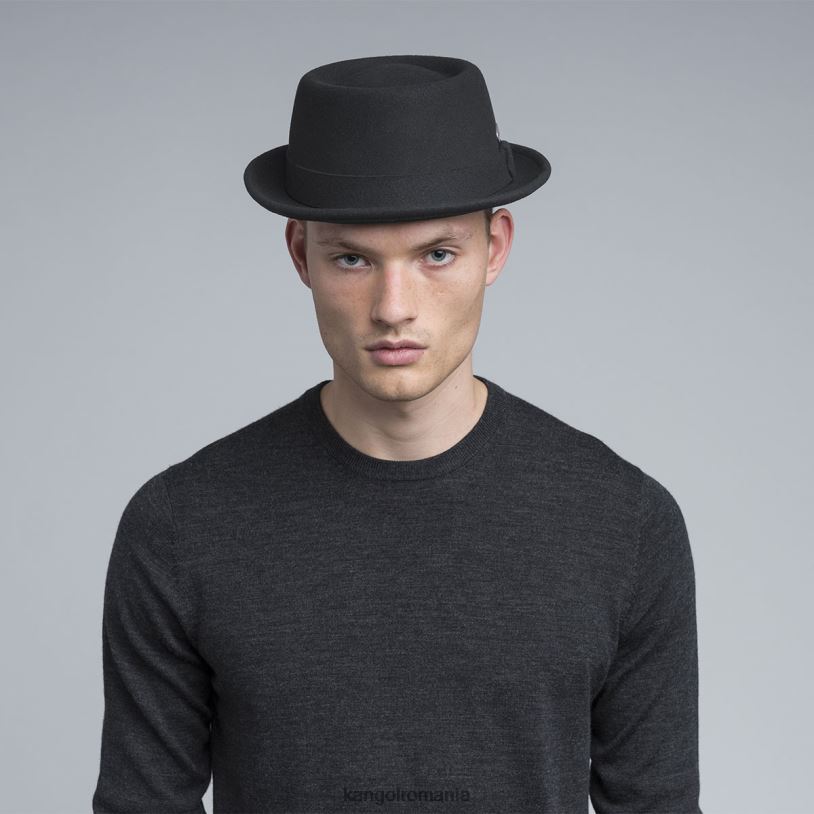 articole pentru cap | Kangol unisex negru plăcintă de porc litefelt 0VJ20795