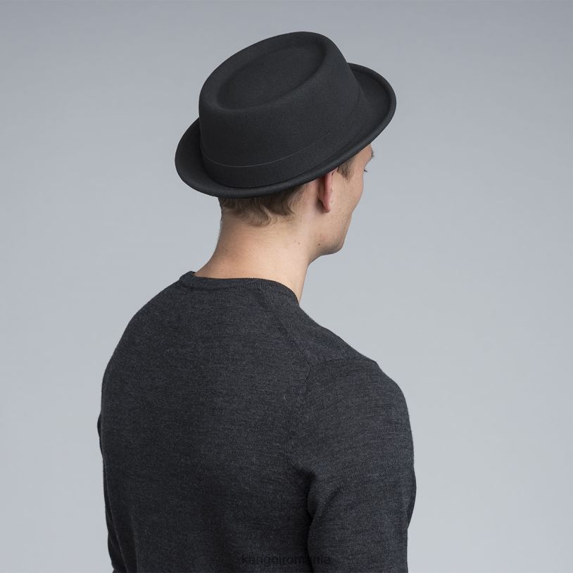 articole pentru cap | Kangol unisex negru plăcintă de porc litefelt 0VJ20795
