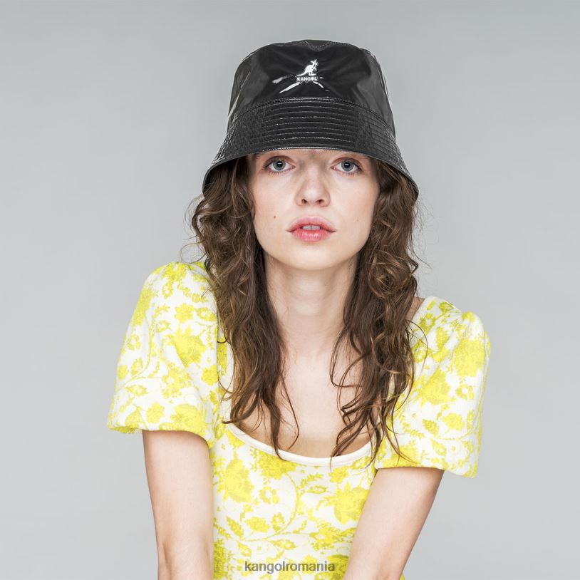 articole pentru cap | Kangol unisex negru rave sport găleată 0VJ20672