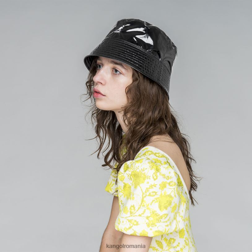 articole pentru cap | Kangol unisex negru rave sport găleată 0VJ20672