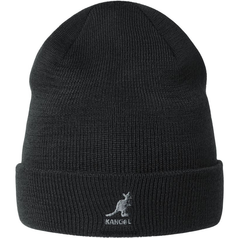 articole pentru cap | Kangol unisex negru rib stripe rev beanie 0VJ20809
