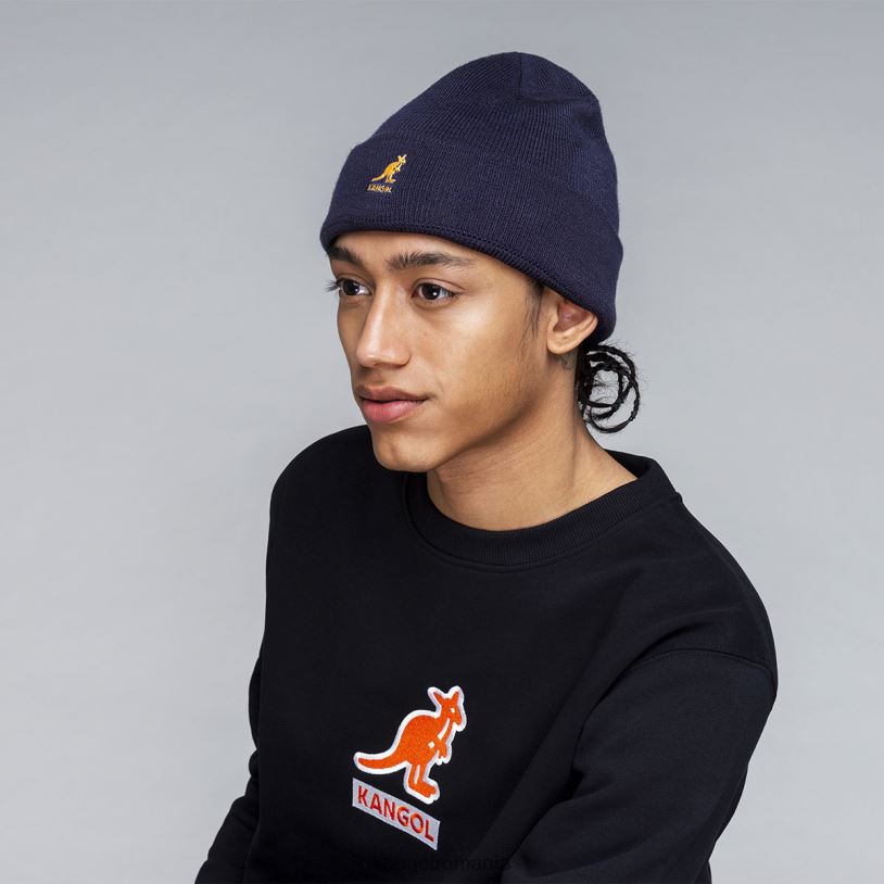 articole pentru cap | Kangol unisex negru rib stripe rev beanie 0VJ20809