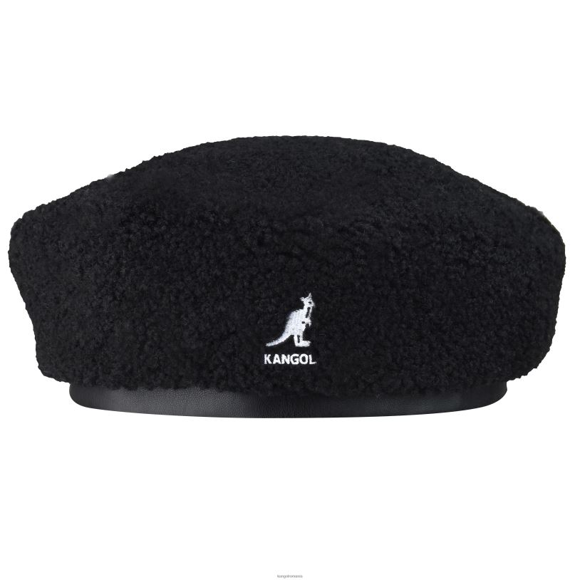 articole pentru cap | Kangol unisex negru/roz electric beretă reversibilă din nailon de pluș 0VJ20423
