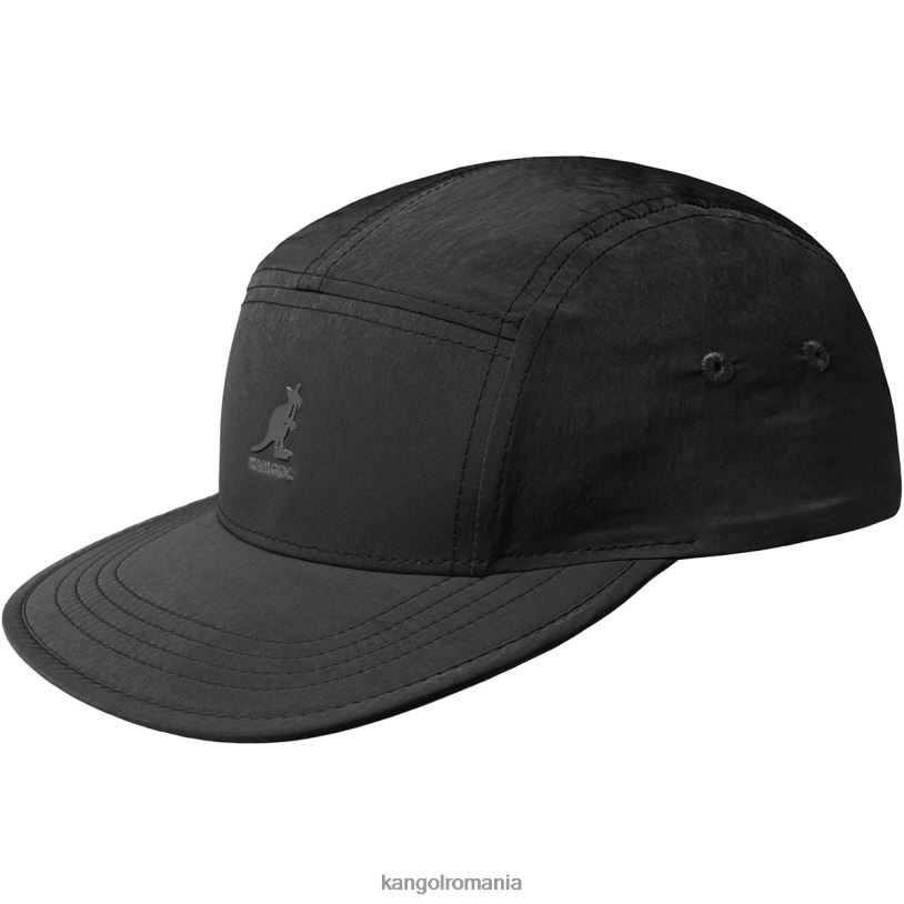 articole pentru cap | Kangol unisex negru soft touch cu 5 panouri de baseball 0VJ20276