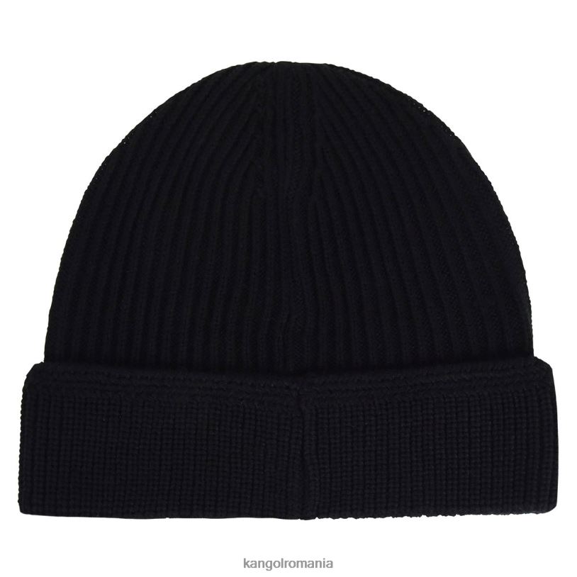 articole pentru cap | Kangol unisex negru squad complet la modă manșetă trage pe 0VJ20822