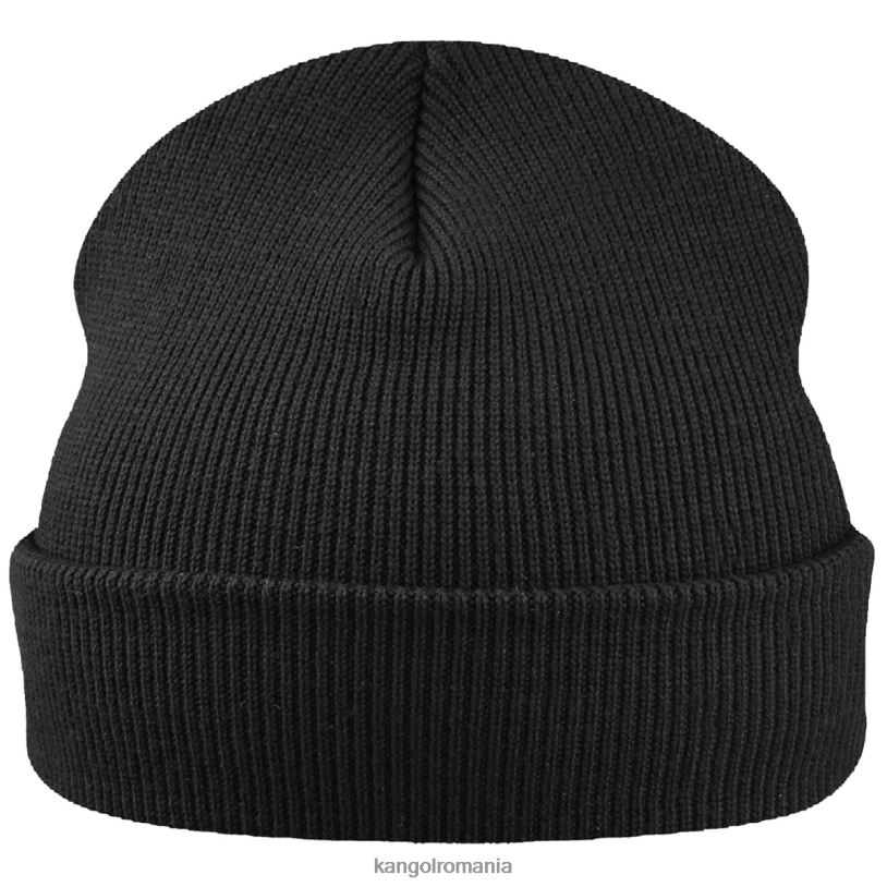 articole pentru cap | Kangol unisex negru trage manșetă acrilică 0VJ20840
