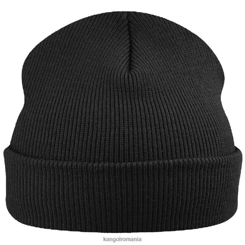 articole pentru cap | Kangol unisex negru trage manșetă acrilică 0VJ20841