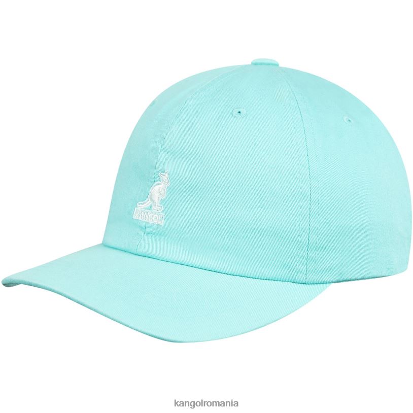 articole pentru cap | Kangol unisex nuanță albastră baseball spălat 0VJ20343