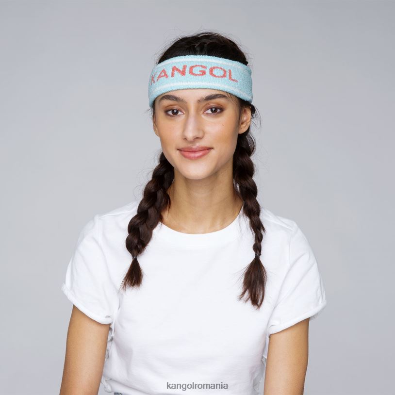 articole pentru cap | Kangol unisex nuanță albastră bentita cu dungi bermude 0VJ20909