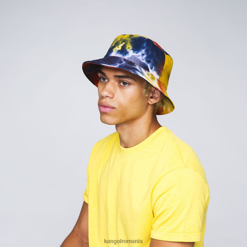 articole pentru cap | Kangol unisex palmier auriu găleată de vopsea cravată 0VJ20524