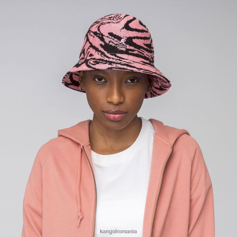 articole pentru cap | Kangol unisex pepto/negru lichefie casual 0VJ20563