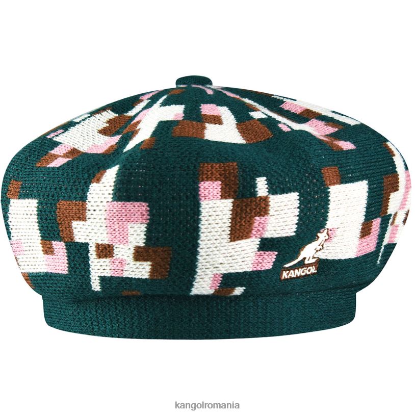articole pentru cap | Kangol unisex pin/smântână beretă în carouri pixelată 0VJ20399