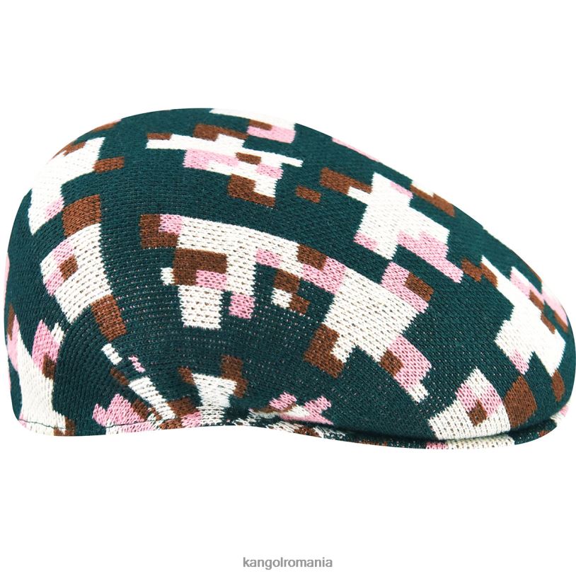 articole pentru cap | Kangol unisex pin/smântână carouri pixelate 504 0VJ2054