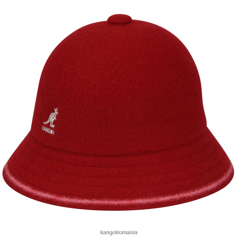 articole pentru cap | Kangol unisex roșu/alb aproape dungi casual 0VJ20741
