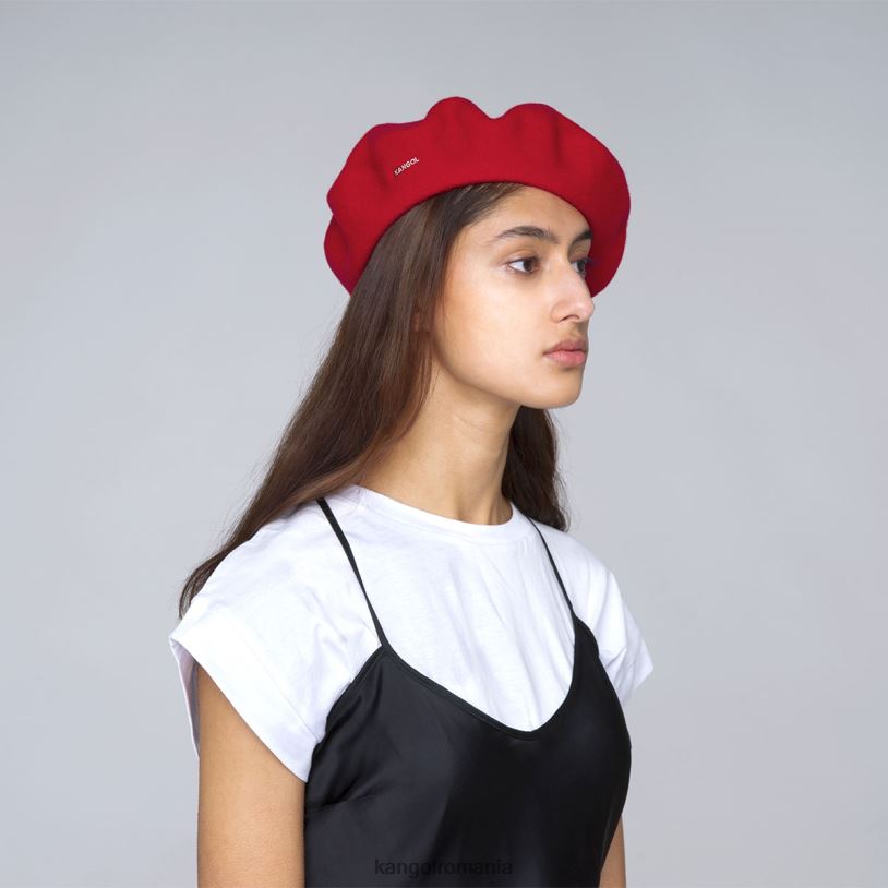 articole pentru cap | Kangol unisex roșu beretă modelaine 0VJ20448