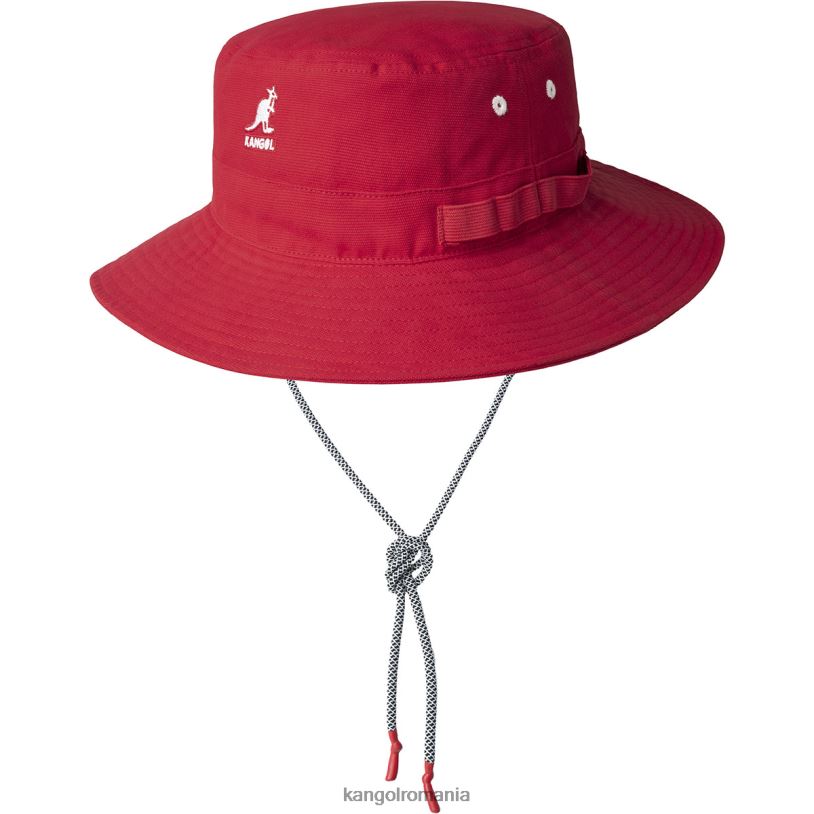 articole pentru cap | Kangol unisex roșu cordoane utilitare pălărie junglă 0VJ20501