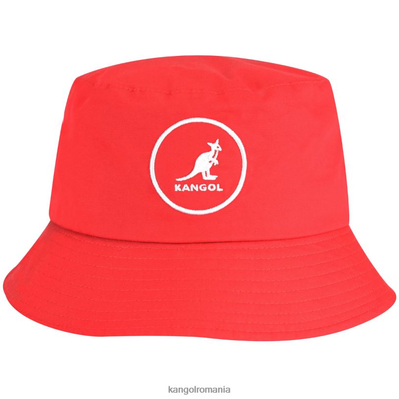 articole pentru cap | Kangol unisex roșu găleată de bumbac 0VJ20541