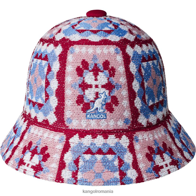 articole pentru cap | Kangol unisex stacojiu multi artă și meșteșuguri casual 0VJ20490