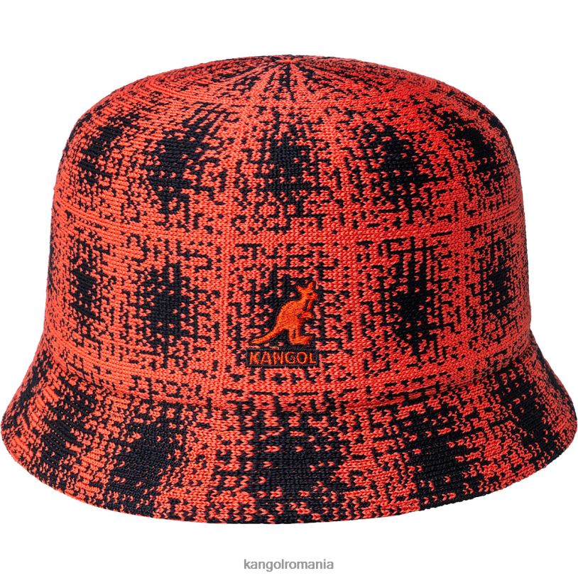 articole pentru cap | Kangol unisex strălucire neagră/vișiniu coș cu carouri grunge 0VJ20658