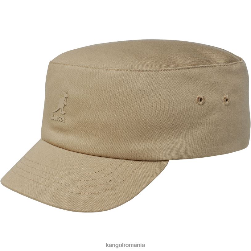articole pentru cap | Kangol unisex taupe șapcă militară stretch fit 0VJ20255