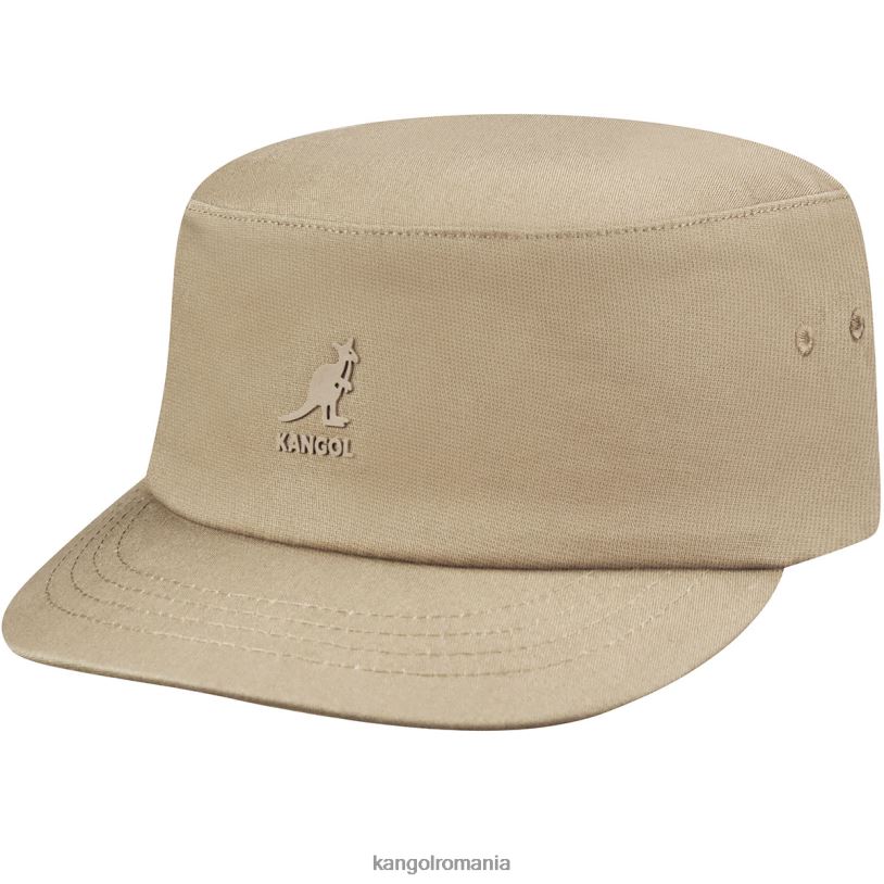 articole pentru cap | Kangol unisex taupe șapcă militară stretch fit 0VJ20255