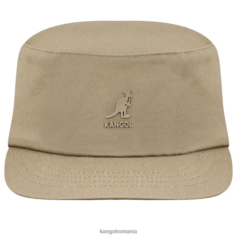 articole pentru cap | Kangol unisex taupe șapcă militară stretch fit 0VJ20255