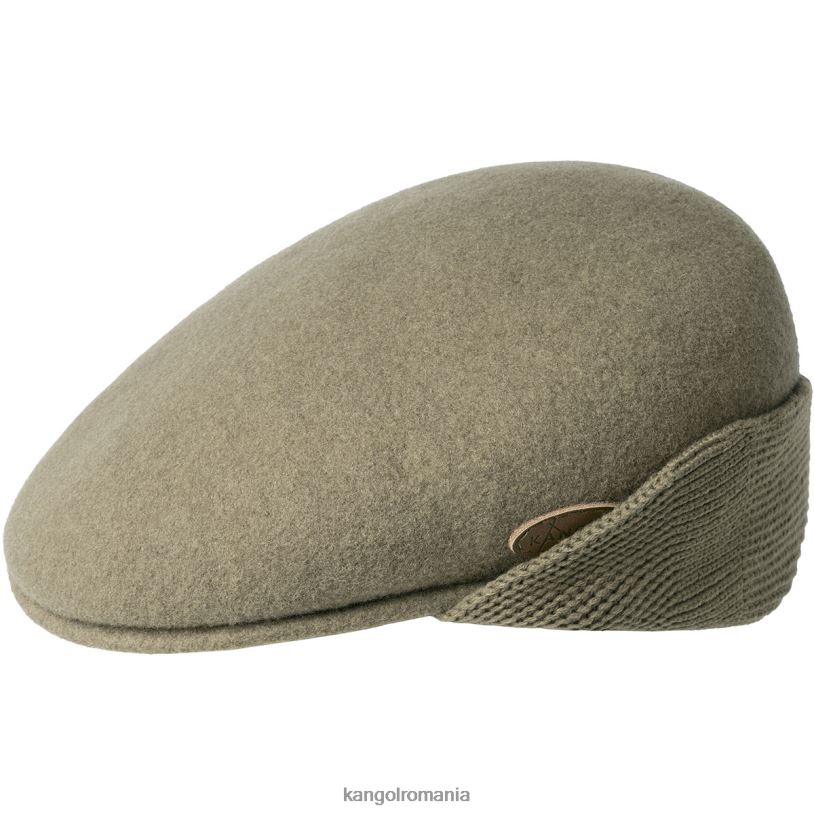 articole pentru cap | Kangol unisex taupe lână 504 clapă pentru urechi 0VJ20152