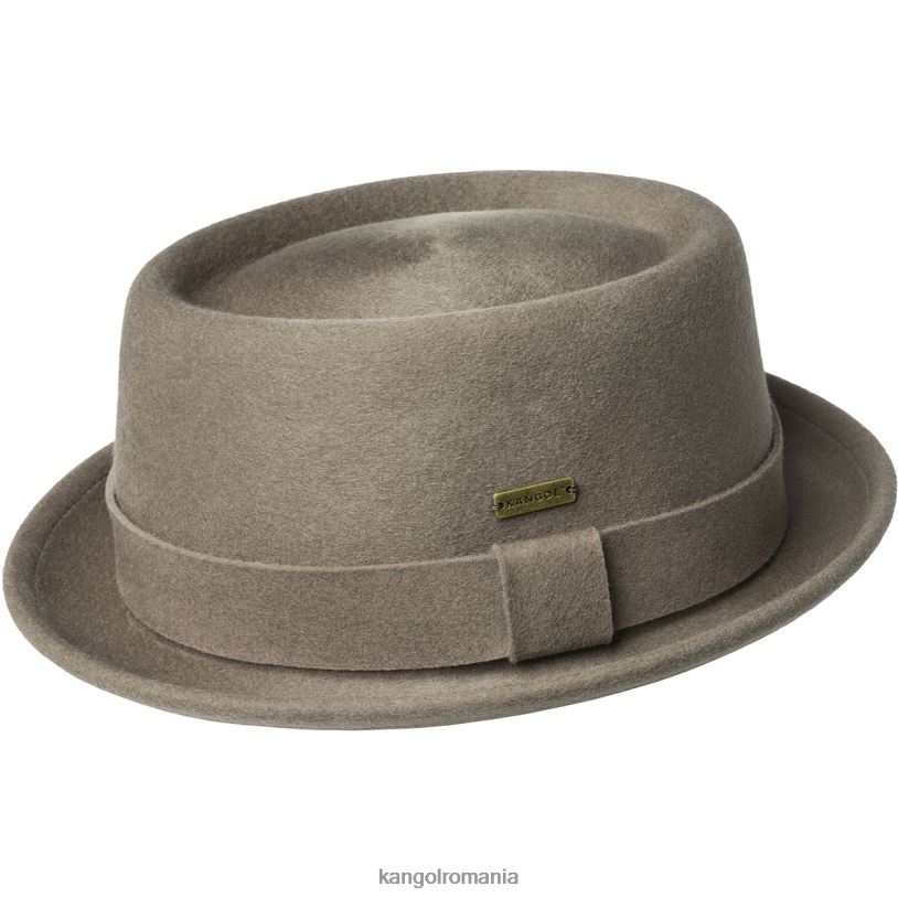 articole pentru cap | Kangol unisex taupe plăcintă de porc lustruită 0VJ20802