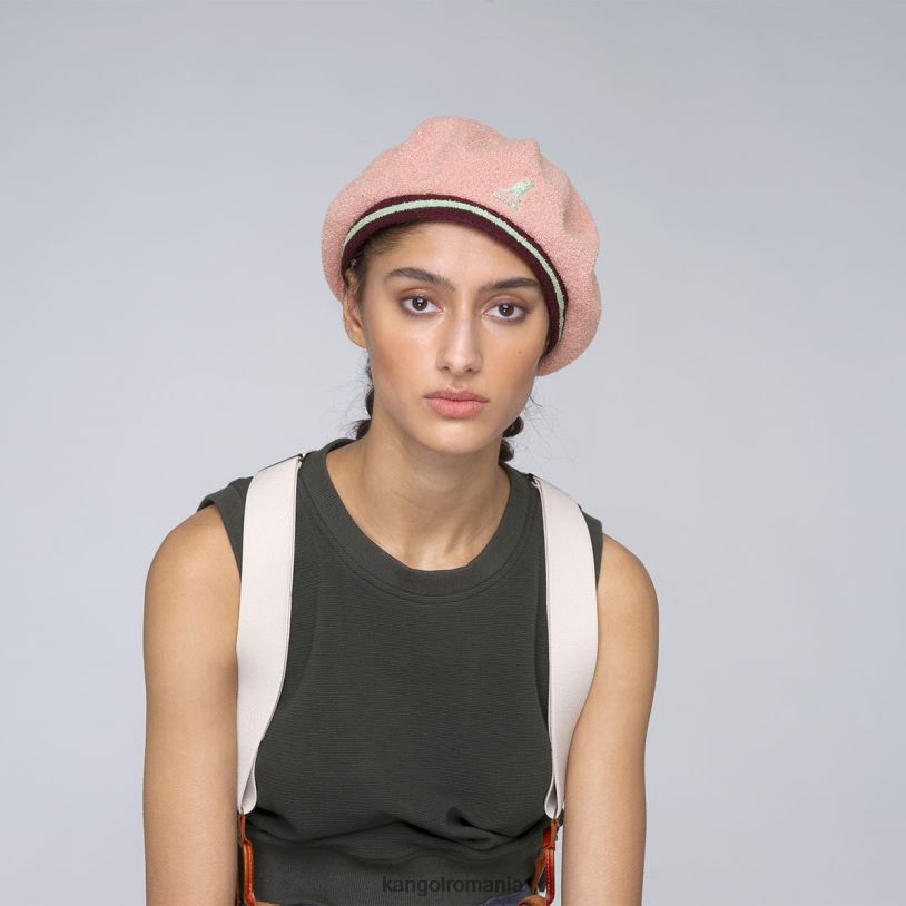 articole pentru cap | Kangol unisex trandafir prăfuit Beretă bermudă jax 2 tonuri 0VJ20401